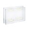Azar Displays Clear Acrylic 14'' x 11'' Adhesive U-Frame, 2PK 122048-GS-2PK - alternate 4